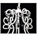 Lampadario Artistico Vetro 2800 Cristalli, A Sospensione - Foto miniatura 3