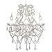 Lampadario Artistico Vetro 2800 Cristalli, A Sospensione - Foto miniatura 5