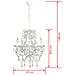Lampadario Artistico Vetro 2800 Cristalli, A Sospensione - Foto miniatura 10