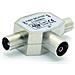 899-Sdoppiatore Splitter metallico ANTENNA TV 1 F IN / 2xM OUT - Foto miniatura 2