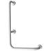 CORRIMANO ANGOLARE MONTANTE A SINISTRA SX cm 35 x 65 x Bagno Disabili Anziani - Foto miniatura 1