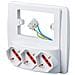 Multipresa Da Parete Emilia Smart 3 Posti Schuko Bianca Rs94132  - Foto miniatura 3