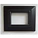 Placca Placchetta Placchette Compatibili Per Serie Axolute Sq Colorate - Nero Opaco 7 - Foto miniatura 1
