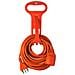 Pp0379.10 Prolunga Da Giardino Con Pratico Supporto Spina Grande 16 A Presa Pluristandard Sezione Cavo 3 X 1,5 Mm Arancio 10 Meter - Foto miniatura 1