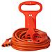 Pp0379.10 Prolunga Da Giardino Con Pratico Supporto Spina Grande 16 A Presa Pluristandard Sezione Cavo 3 X 1,5 Mm Arancio 10 Meter - Foto miniatura 2
