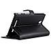Custodia Compatibile Con Sony Xperia C3 In Nero Carbone - Coperchio Protettiva Con Chiusura Magnetica, Funzione Stand E Tasca Per Le Carte - Foto miniatura 5