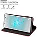 Custodia Compatibile Con Sony Xperia Xz2 In Rosso Mela - Coperchio Protettiva Con Chiusura Magnetica, Funzione Stand E Tasca Per Le Carte - Foto miniatura 6