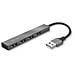 Hub di Interfaccia USB 2.0 480 Mbit / s Colore Alluminio - Foto miniatura 1