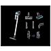 Scopa Ricaricabile 2in1 VS20T7531T1/ET Jet 75 Turbo Senza Sacco Colore Cromo /Nero /Mint - Foto miniatura 11