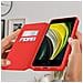 Custodia Iphone Se / 7 / 8 Portacarte Funzione Supporto Similpelle Liscia Rosso - Foto miniatura 4