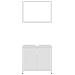 Set Mobili da Bagno Bianco in Legno Multistrato - Foto miniatura 8