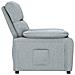 Poltrona Reclinabile Grigio Chiaro in Tessuto - Foto miniatura 7