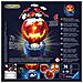 Luce Notturna A Forma Di Zucca 3d Puzzle-ball 72p - Foto miniatura 2