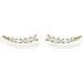 , Orecchini Da Donna Ear Climber, In Argento Sterling 925, Con Pietre Bianche - Foto miniatura 1