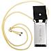Catena Di Telefoni Cellulari Compatibile Con Huawei 6p In Crema Beige - Coperchio Protettivo In Silicone Con Anelli D'argento, Cinturino In Corda E Custodia Staccabile - Foto miniatura 1