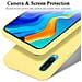Custodia Compatibile Con Huawei P30 Lite In Liquid Giallo - Coperchio Protettivo In Silicone Tpu Flessibile - Foto miniatura 5