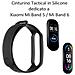 Tactical Cinturino 661 Originale Silicone Per Xiaomi Mi Band 5 - 6 Black - Foto miniatura 2