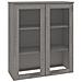 Scaffale Per Credenza Grigio Chiaro 85x35x100 Cm Legno Di Pino - Foto miniatura 2