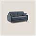 Edgar Divano Letto Matrimoniale In Tessuto Ecosostenibile Blu 160 Cm (mat. 120x197) - Foto miniatura 2