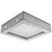 Plafoniera Da Soffitto Led In Cemento Riza Grigio 330x330x80 Mm Cemento - Foto miniatura 3