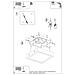 Plafoniera Da Soffitto Led In Cemento Riza Grigio 330x330x80 Mm Cemento - Foto miniatura 5