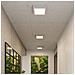 Plafoniera Da Soffitto Led In Cemento Riza Grigio 330x330x80 Mm Cemento - Foto miniatura 6