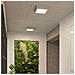 Plafoniera Da Soffitto Led In Cemento Riza Grigio 330x330x80 Mm Cemento - Foto miniatura 7