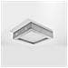 Plafoniera Da Soffitto Led In Cemento Riza Grigio 330x330x80 Mm Cemento - Foto miniatura 8