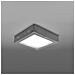 Plafoniera Da Soffitto Led In Cemento Riza Grigio 330x330x80 Mm Cemento - Foto miniatura 9