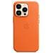 Custodia Iphone 14 Pro In Pelle - Arancione - Foto miniatura 2