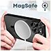 Cover Magsafe Per Iphone 13 Pro Silicone Protezione Camera Bordo Cromato Nero - Foto miniatura 3