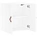 Armadietto A Muro Bianco Lucido 60x31x60 Cm Legno Multistrato - Foto miniatura 5