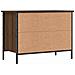 Scarpiera Rovere Marrone 69x35x50 Cm In Legno Multistrato - Foto miniatura 7