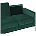 Divano 3 Posti Gavle Velluto Verde Smeraldo - Foto miniatura 4