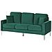 Divano 3 Posti Gavle Velluto Verde Smeraldo - Foto miniatura 8