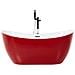 Vasca Da Bagno Freestanding Antigua 180 X 78 Cm Rosso - Foto miniatura 3