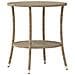 Sedie da Giardino Reclinabili 2pz con Tavolino Polyrattan Beige - Foto miniatura 4