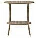 Sedie da Giardino Reclinabili 2pz con Tavolino Polyrattan Beige - Foto miniatura 10