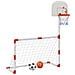 Set da Calcio e Basket per Bambini con Palloni 98x50x70 cm - Foto miniatura 1