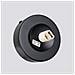 Lampada Da Parete Yoli 1 Nero Sl. 1461 - Moderno Lampada Da Parete Nero 12x12x14 Cm - Foto miniatura 8