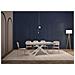 Tavolo allungabile 90x180/284 cm Karida cemento gambe bianche - Foto miniatura 2