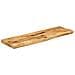 Piano Tavolo 100x20x3,8cm Bordi Vivi Legno Di Mango Grezzo - Foto miniatura 2