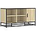 Scarpiera Sonoma Rovere 100x40x53,5 Cm In Truciolato E Metallo - Foto miniatura 2