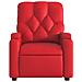Poltrona Reclinabile Rossa in Similpelle - Foto miniatura 6