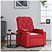 Poltrona Reclinabile Rossa in Similpelle - Foto miniatura 2