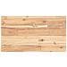 Piano Tavolo 40x20x2 Cm Rettangolare Legno Massello Di Acacia - Foto miniatura 2