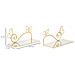 Mensola Mf225 - Oro - Metallo - 41,5x18x21 Cm - Foto miniatura 7