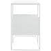 Lusso Casadino -  Tavolino Bianco 55x36x59,5 Cm Legno Multistrato - Foto miniatura 3