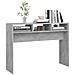 Lusso Casadino -  Tavolino Consolle Grigio Cemento 105x30x80cm Legno Multistrato - Foto miniatura 3