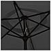 Ombrellone Da Esterni Con Palo In Metallo 300 Cm Antracite - Foto miniatura 4